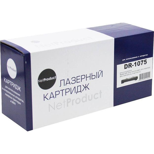 NetProduct DR-1075 Драм-юнит для Brother HL-1010R/1112R/DCP-1510R/1512R/MFC-1810R, 10К фото 1