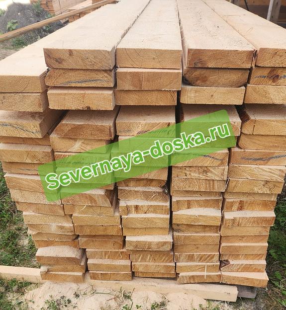 Доска обрезная 50х200х6000 фото 2