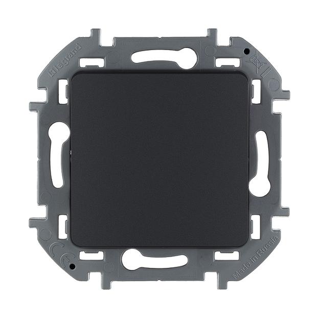 Переключатель одноклавишный Legrand Inspiria 673653 10 AX 250 В антрацит 673653 фото 1