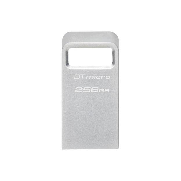 Флеш Диск Kingston 256Gb DataTraveler Micro DTMC3G2/256GB USB3.0 серебристый фото 1