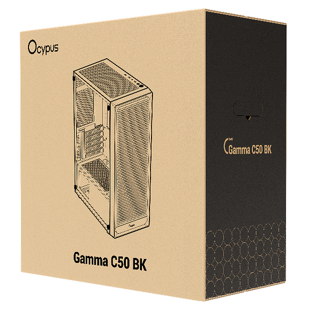 Корпус Ocypus Gamma C50 без БП Black (Gamma-C50-BKG000XX-GL) фото 10