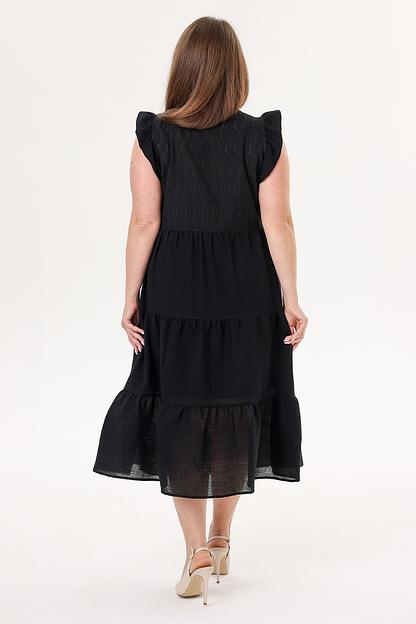 Платье женское  6088/01/Черный  фото 2