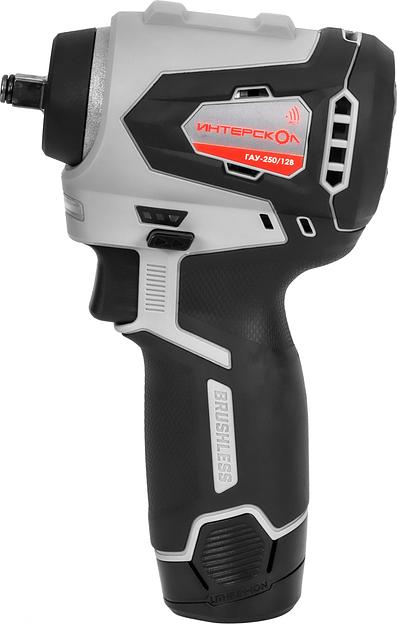 Гайковерт Интерскол ГАУ-250/12ВЭ аккум. патрон:квад.3/8" (кейс в комплекте) (804.2.2.70) фото 2