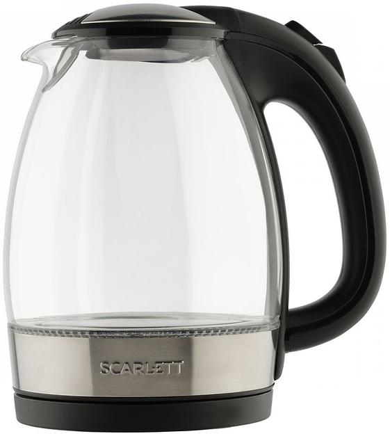 Чайник электрический Scarlett SC-EK27G91 черный фото 4
