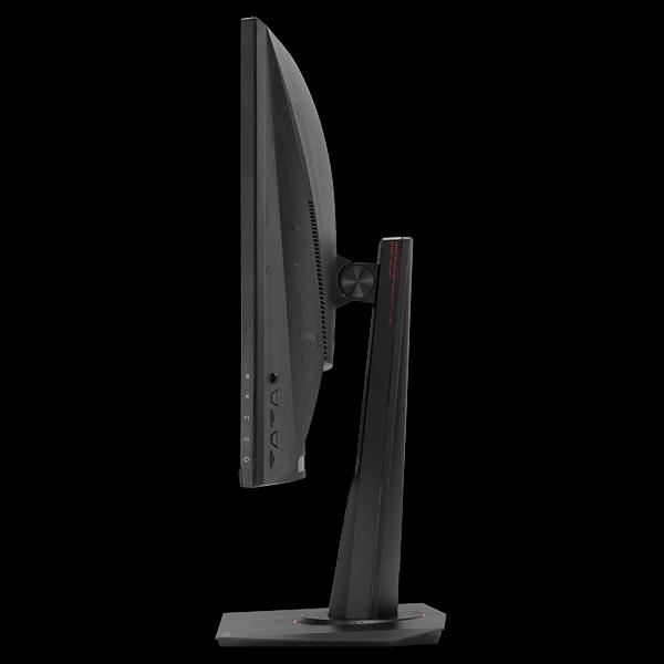 Монитор ASUS 27" VG27VQM VA LED изогнутый, 1920x1080, ProGaming, 1ms, 350cd/m2, 178°/178°, 100Mln:1, 240Hz, Freesync, DVI, HDMI*2, DP, USB-hub, MM, HAS, Swivel, Tilt, VESA, Black, 90LM0510-B03E70 3 years (VG27VQM) фото 3