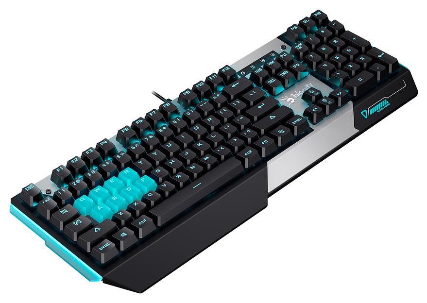 Клавиатура A4Tech Bloody B865 механическая серый USB for gamer LED фото 2