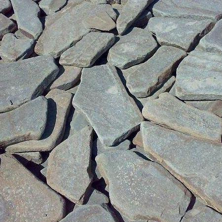 Камень песчаник серо-зелёный непиленный галтованный, опт фото 3