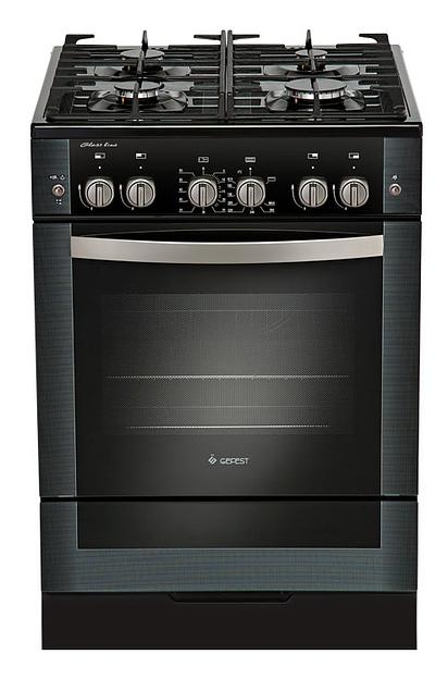 Плита Газовая Gefest ПГ 6500-02 0044 черный реш.чугун фото 1
