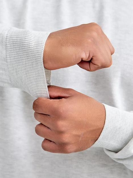 Джемпер мужской классический с длинным рукавом белый фото 8