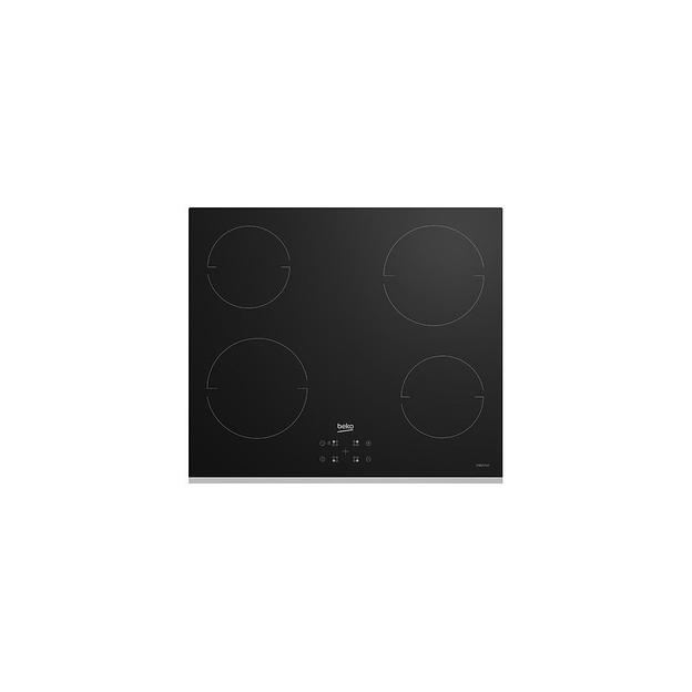 Индукционная варочная поверхность Beko HII6440RQTB, конфорок: 4 шт., стеклокерамика, независимая, черный фото 1