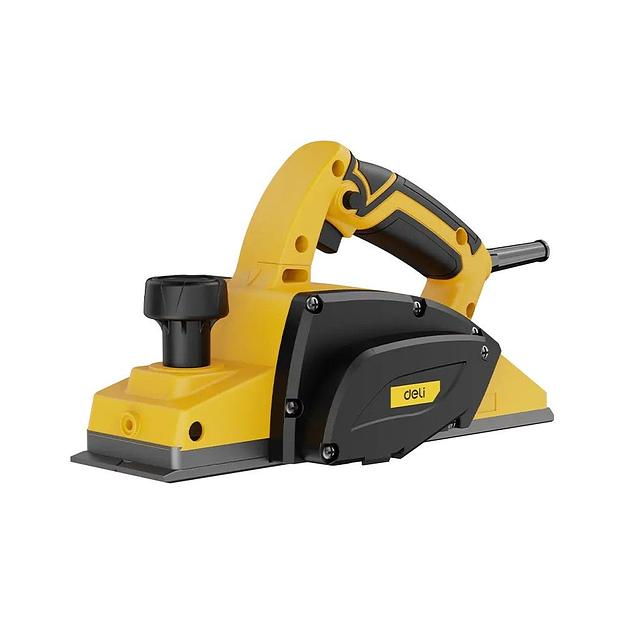 Электрорубанок Deli DC591 550 Вт, ширина / глубина обработки: 82 / 1 мм, глубина фальцевания: 9 мм фото 1