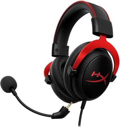 Наушники с микрофоном HyperX Cloud II (CL003) черный/красный 1м мониторные оголовье (4P5M0AA) фото 3
