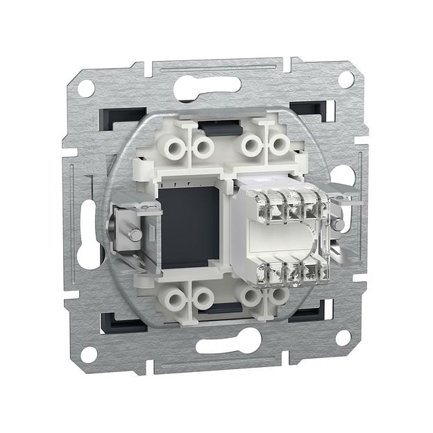 Розетка компьютерная SE EPH4300171 Asfora RJ45 кат. 5е механизм антрацит EPH4300171 фото 3