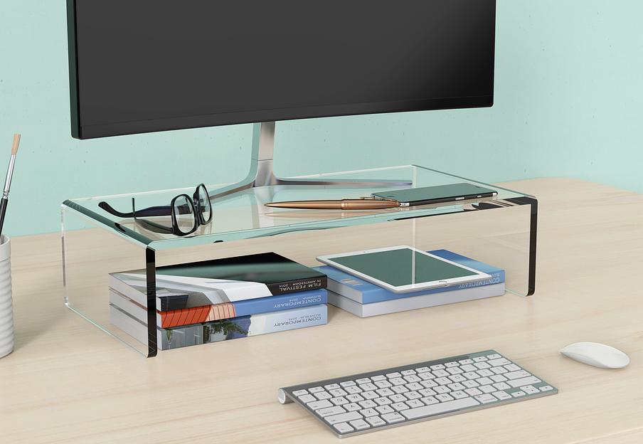 Подставка под монитор Cactus CS-MR-PL прозрачный фото 4