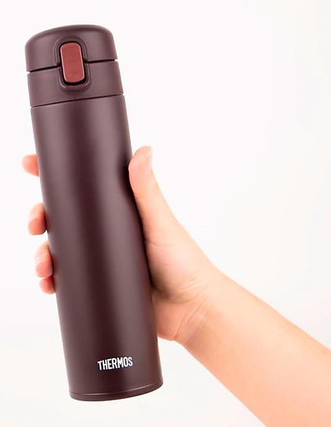 Термос для напитков Thermos FJM-450 BW 0.45л. коричневый (561572) фото 5