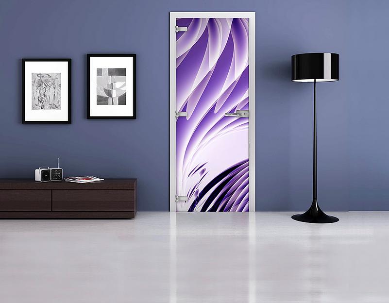 Стеклянная межкомнатная дверь «Abstraction-20» опт фото 1