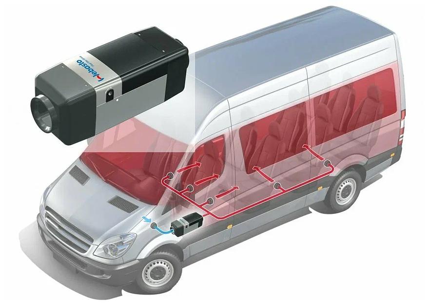 Воздушный отопитель Webasto «Air Top» 2000STC, 12В (бензин) фото 4