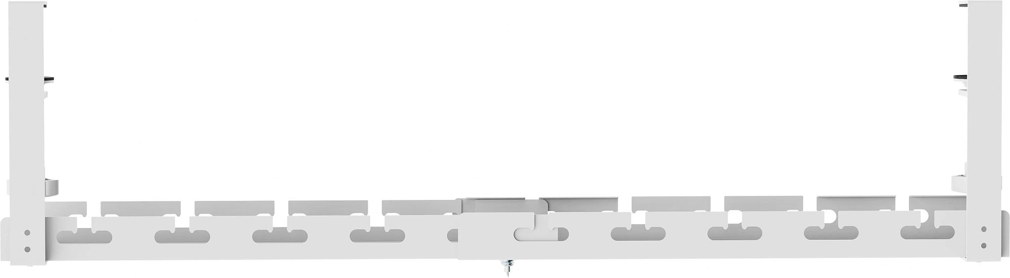 Кабель-канал Cactus CS-CM-700-1WT для столов 72.8x13x19см белый фото 2