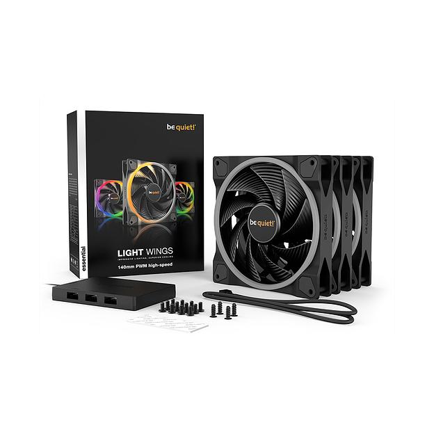 Вентилятор для компьютерного корпуса  Bequiet!  Light Wings  BL077  120mm Чёрный фото 3