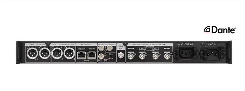 Двухканальный приемник с AES\Analog\Dante (DWR-R03D) фото 3