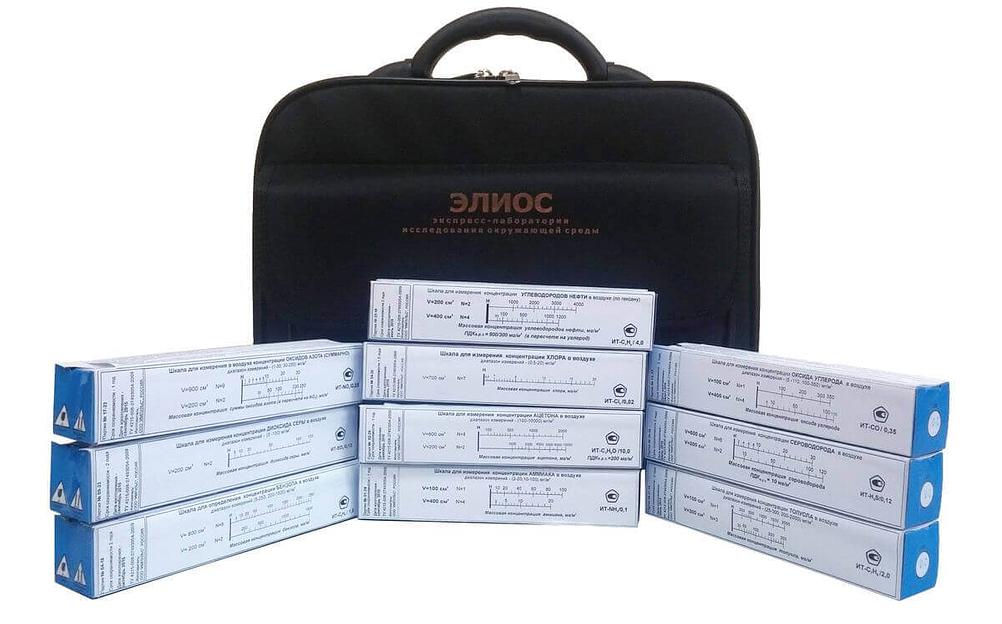 ЭЛИОС-01 экспресс-лаборатория универсальная на индикаторные трубки переносная фото 2
