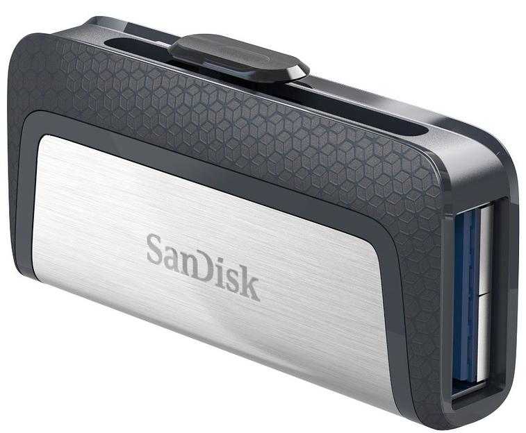 Флеш Диск Sandisk 256Gb Ultra Dual Drive SDDDC2-256G-G46 USB3.0 серый/черный фото 3