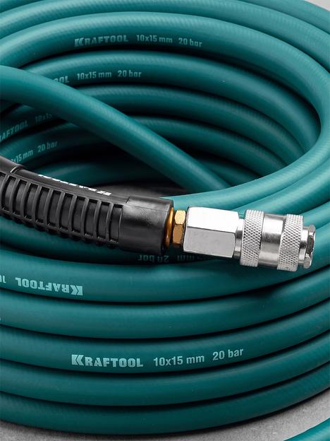 KRAFTOOL 20 м, 10 х1 5 мм, 20 бар, воздушный шланг с поворотными фитингами рапид (06588-20) фото 5