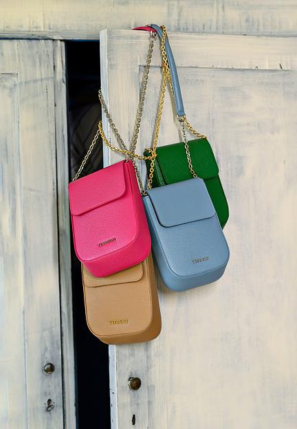 Сумка женская «Ivy» голубая ОПТ фото 5