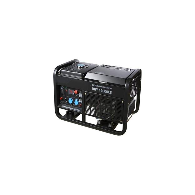 Дизельный генератор Hyundai DHY 12000LE, 220/12 В, 11кВт, с АКБ фото 1