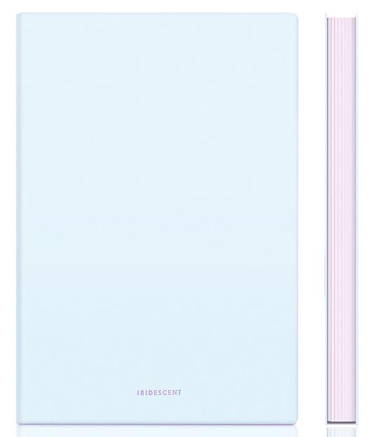 Блокнот Deli EN140LBLUE A5 210х143мм искусст. кожа 96л линейка мягкая обложка голубой фото 1