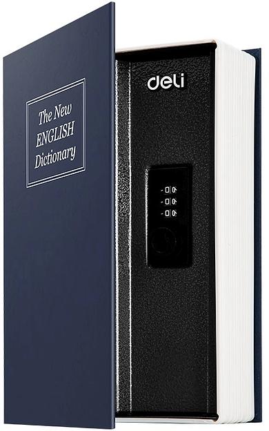 Сейф-книга Deli ET647 ключевой фото 1