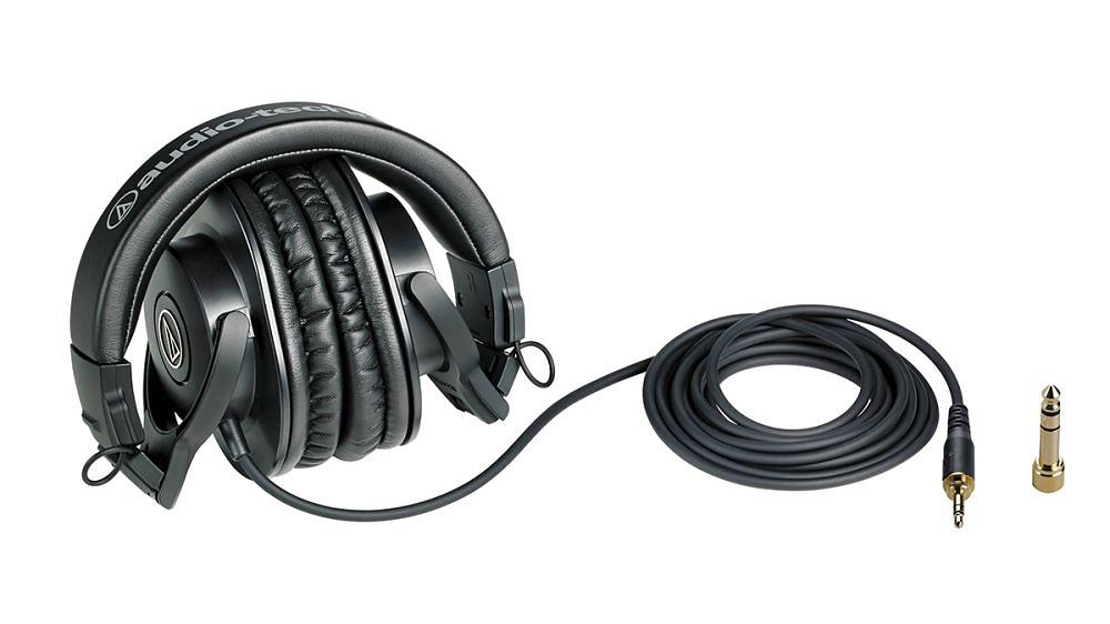 Наушники мониторные Audio-Technica ATH-M30X 3м черный проводные оголовье (15116965) фото 4