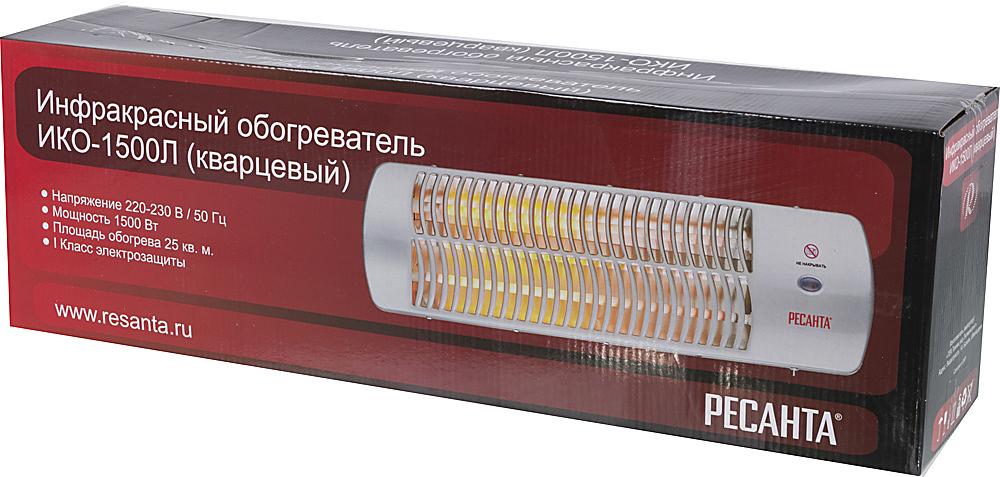 Обогреватель инфракрасный Ресанта ИКО-1500Л 1500Вт белый фото 9