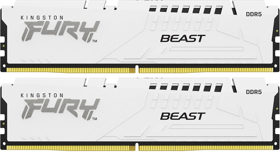 Память DDR5 2x16GB 5200MHz Kingston KF552C40BWK2-32 Fury Beast RTL PC5-41600 CL40 DIMM 288-pin 1.25В single rank Ret фото 1