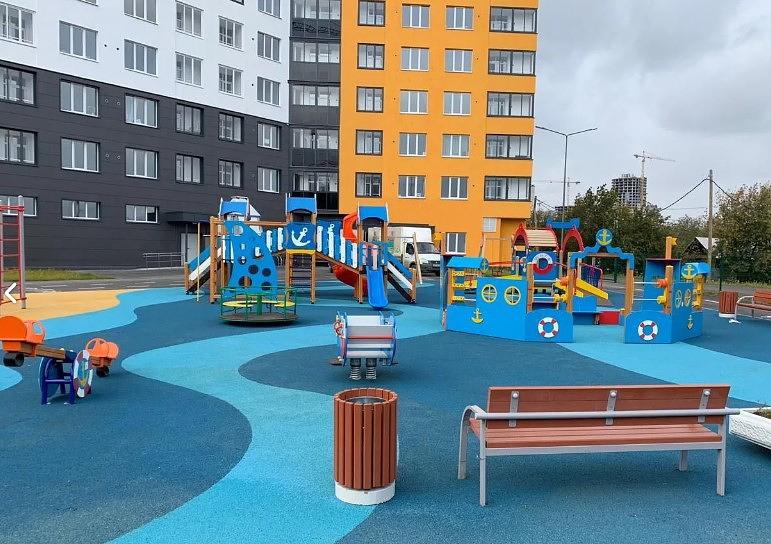 Укладка покрытий из резиновой крошки фото 5