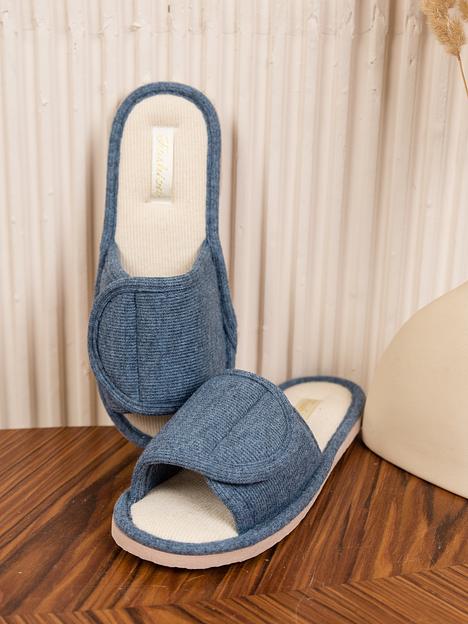 Тапочки домашние женские на липучке фото 2