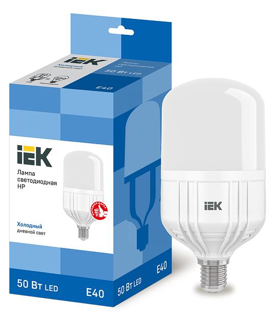 Iek LLE-HP-50-230-65-E40 Лампа светодиодная HP 50Вт 230В 6500К E40 фото 1