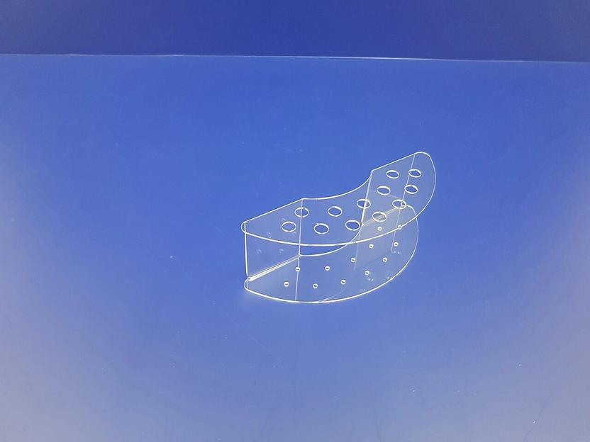 Подставка для ручек карандашей кистей 12 секции (размещение полукруг, глубокий вырез) фото 4