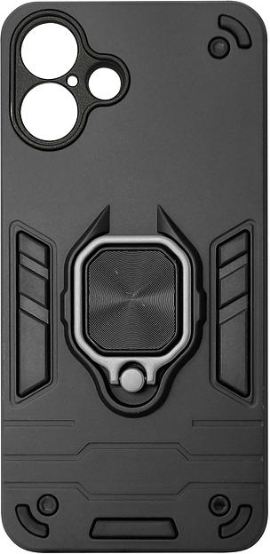 Чехол (клип-кейс) BoraSCO для Apple iPhone 16 Anti-Shok Case черный (74537) фото 1