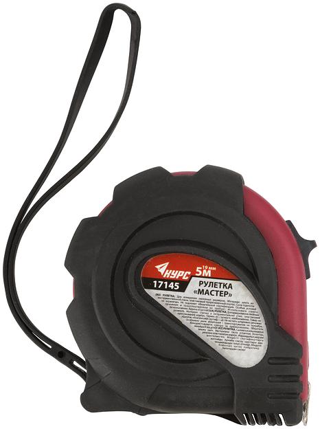 Рулетка прорезиненный корпус ''Мастер'' 5 м x 19 мм фото 2