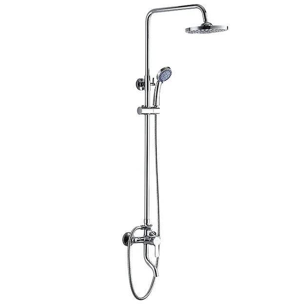 Смесители с тропическим душем, душевая система Ledeme L2403-1, хром, опт фото 1