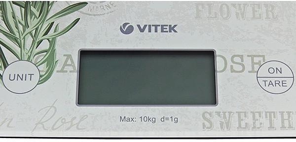 Весы кухонные электронные Vitek VT-8020 макс.вес:10кг фото 2