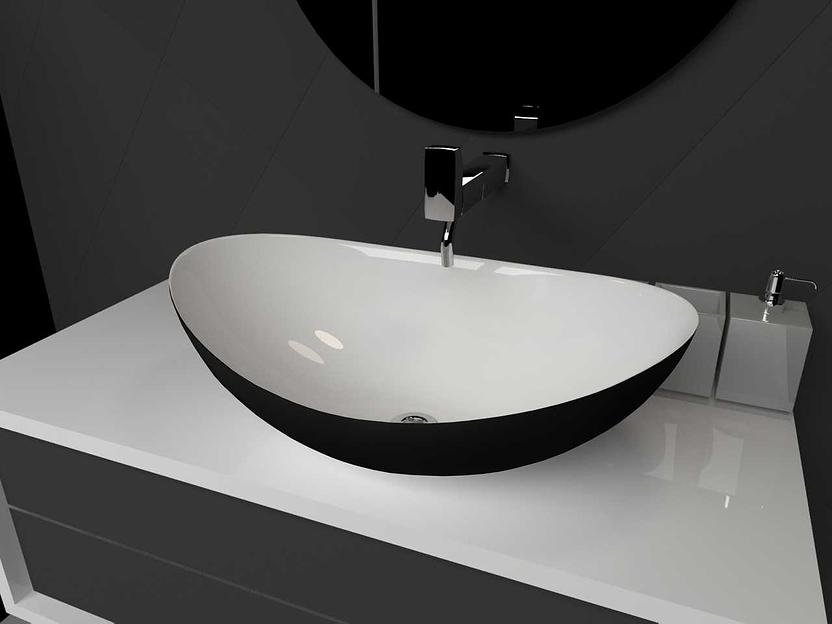 Раковина накладная для ванной комнаты Марко «Ореол зебра» ОПТ фото 1