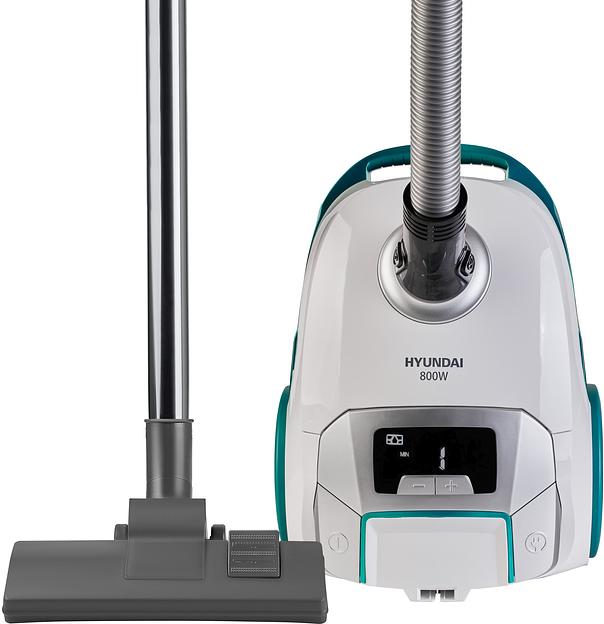 Пылесос Hyundai HYV-B4050 800Вт белый/бирюзовый (в компл.:1мешок) фото 5