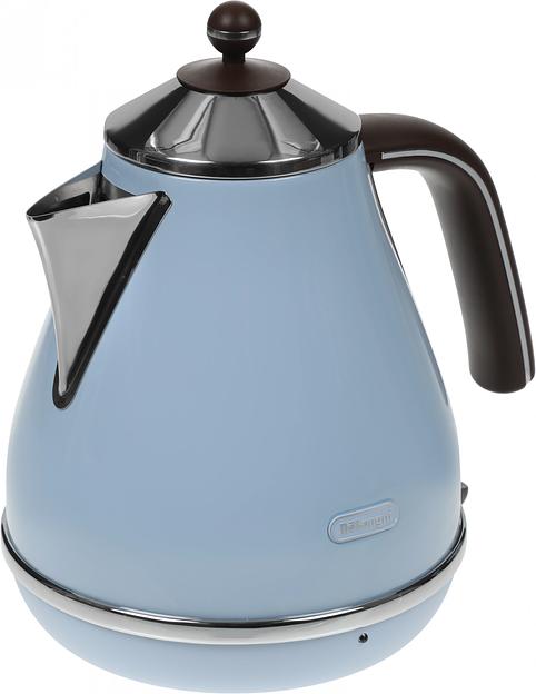 Чайник электрический Delonghi KBOV2001.AZ 1.7л. 2000Вт голубой корпус: металл/пластик фото 3