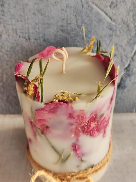 Ароматическая ботаническая свеча 7 см ОПТ фото 2