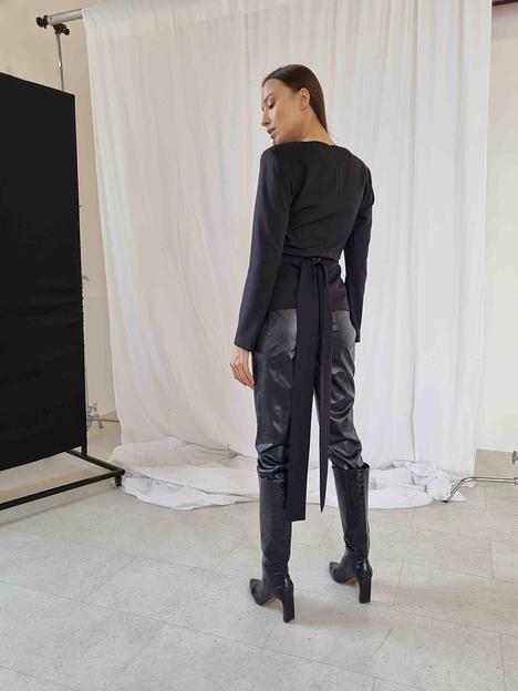 Блуза с завязками опт фото 7