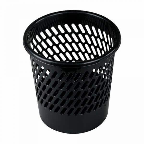 Корзина для бумаг STAFF "Basic" сетчатая, 11 л, черная, 237917 фото 2