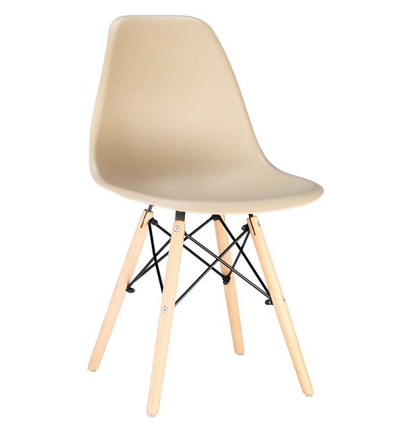 Стул в стиле Eames dsw бежевый 1 шт ОПТ фото 1