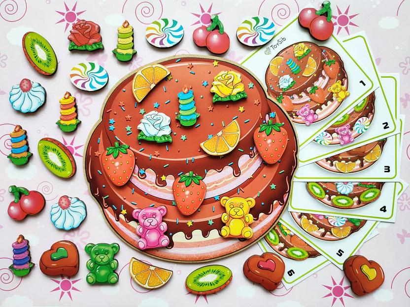 Магнитная игра «Тортик» опт фото 1